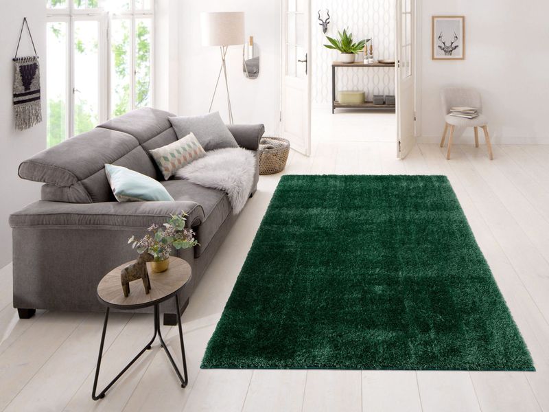 Home affaire Hochflor-Teppich "Anastasia" rechteckig 43 mm Höhe Shaggy-Tepp günstig online kaufen