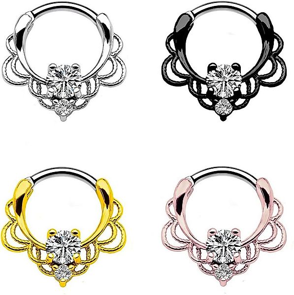 Karisma Nasenpiercing Karisma Titan G23 Septum Clicker Segment Ring Nasenri günstig online kaufen