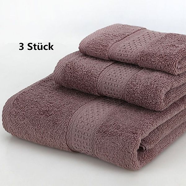 XDeer Handtuch Set 3er Set Handtuch günstig online kaufen