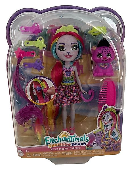 Mattel GmbH Stehpuppe Enchantimals Sunshine Beach Persida Panther mit lange günstig online kaufen