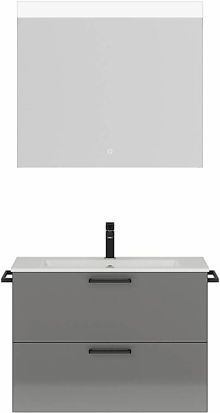 nobilia Badmöbel-Set "Tolvina" vormontiert, mit Soft-Close, 2 Stk. tlg. günstig online kaufen