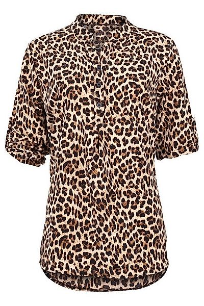 malito more than fashion Schlupfbluse 2310 lockere Bluse Animal Print günstig online kaufen