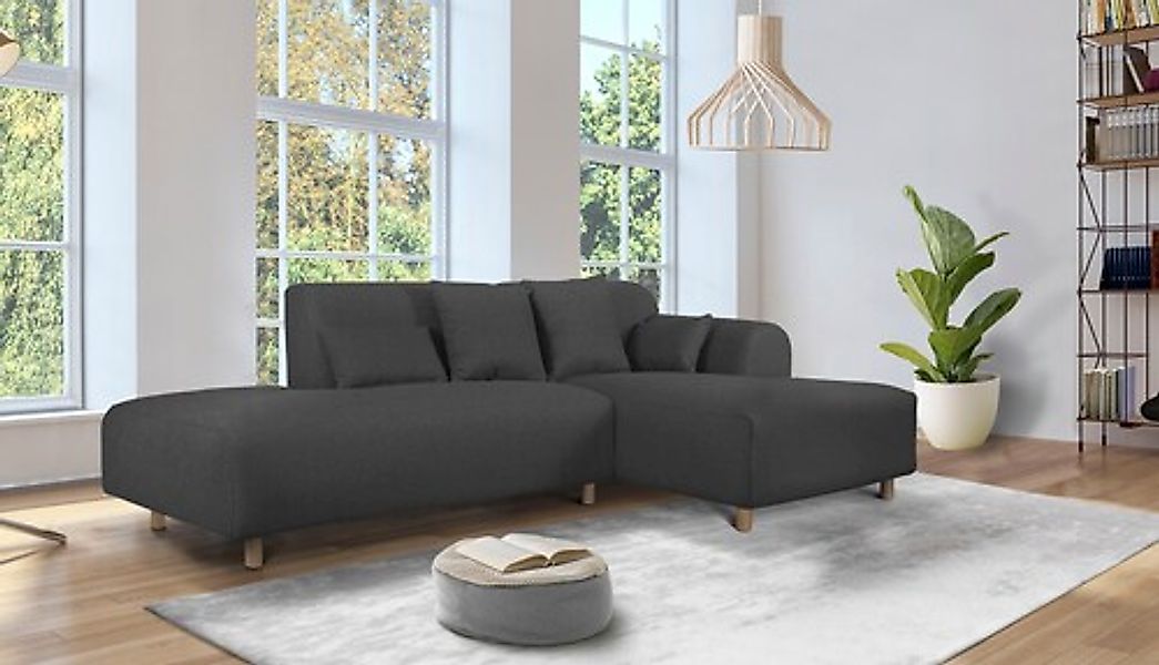 andas Ecksofa "Svennis L-Form", incl. Zierkissen, in 2 Bezugsvarianten günstig online kaufen