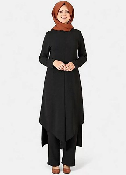 Modavitrini Longtunika Damen Zweiteiler Set mit weiter Hose - Modest Fashio günstig online kaufen