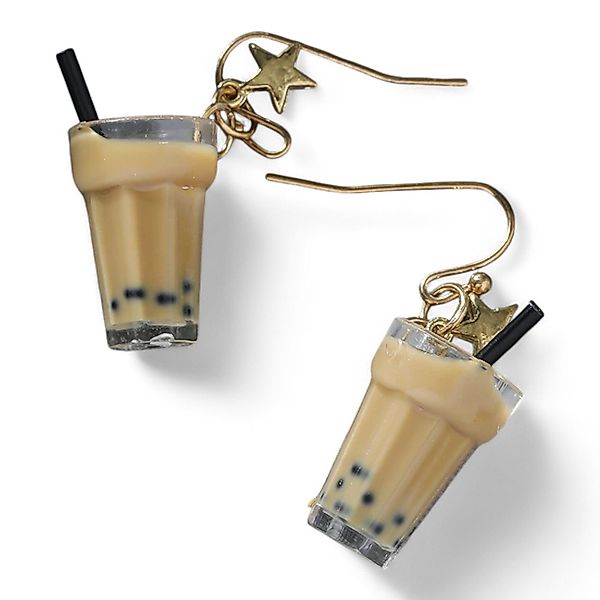 Eyecatcher Fingerring Lustige Bubble Tea Ohrringe. günstig online kaufen