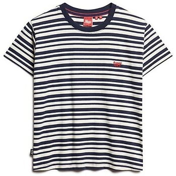 Superdry  T-Shirt T-shirt ajusté à rayures femme  Essential Logo günstig online kaufen