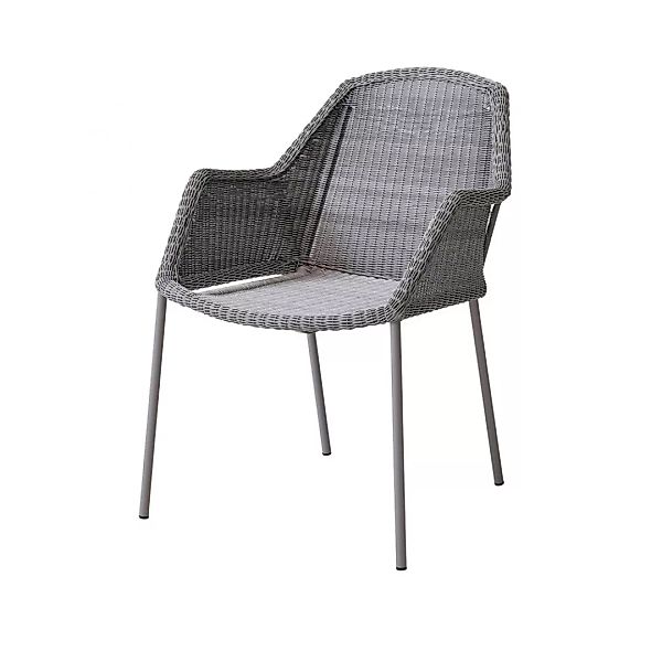 2 Stück Breeze Stuhl Light grey stapelbar günstig online kaufen