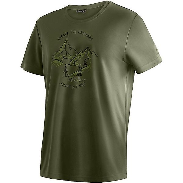 Maier Sports T-Shirt Shirt Dieter Print günstig online kaufen