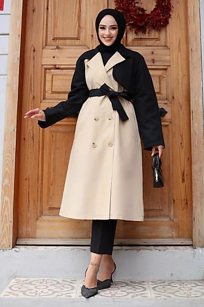 MİSSKAYLE Trenchcoat Trenchcoat mit verzierten Ärmeln günstig online kaufen