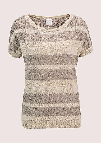 MADELEINE Longpullover "Pullover Kurzarm-Pullover mit Glanz-Effekt" günstig online kaufen