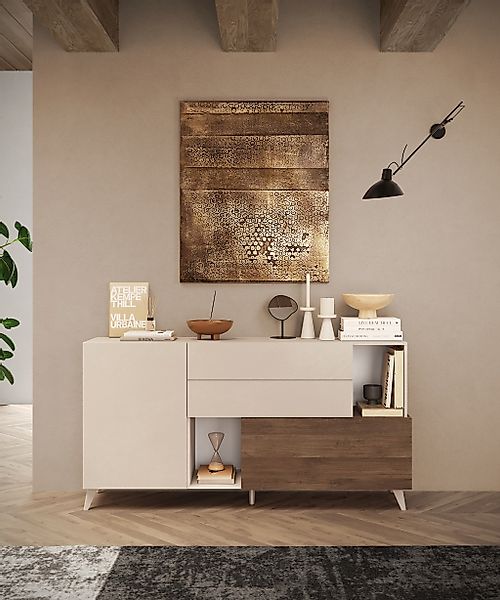 INOSIGN Sideboard "Monaco in Breite 181 cm, Anrichte mit Tür, Klappe und 2 günstig online kaufen