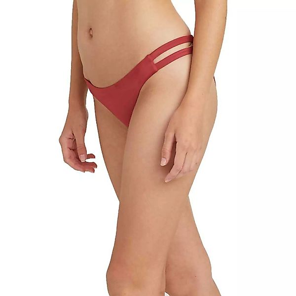 Rvca Solid Full Tab Side Bikinihose M Bordeaux günstig online kaufen