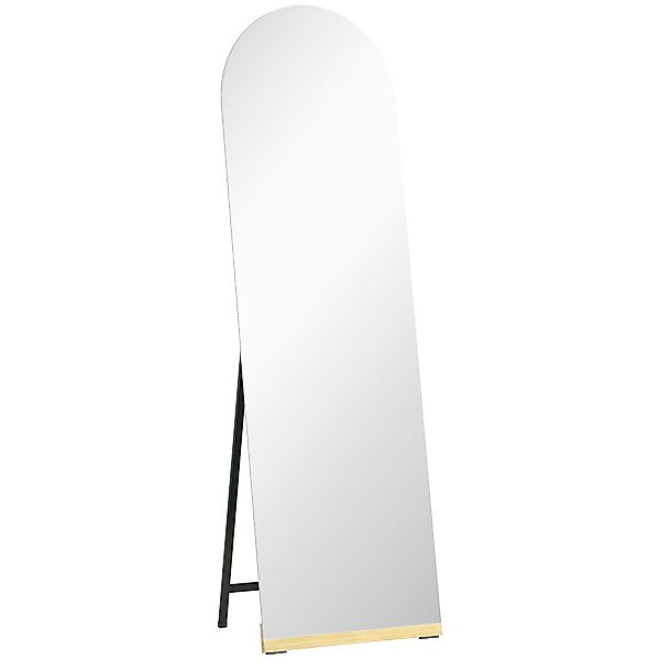 HOMCOM Ganzkörperspiegel Gebogen 160x50 cm, Stehender oder Wandspiegel, rah günstig online kaufen