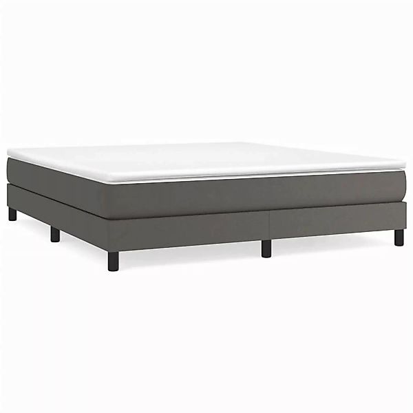 vidaXL Boxspringbett Weiß 160x200 cm Kunstleder1370984 günstig online kaufen