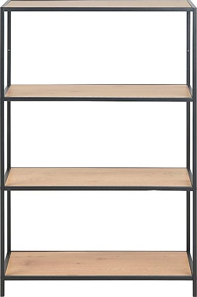 ACTONA GROUP Bücherregal, Metallgestell im Industrie-Look, 3 Einlegeböden, günstig online kaufen