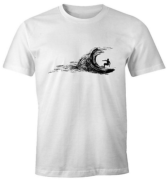 Neverless Print-Shirt Herren T-Shirt Surfer surfing günstig online kaufen