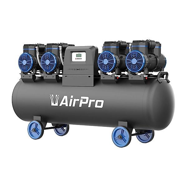 DeTec. Luftkompressor 120L Geräuscharm 75 dB Ölfrei Kompressor Wartungsfrei günstig online kaufen