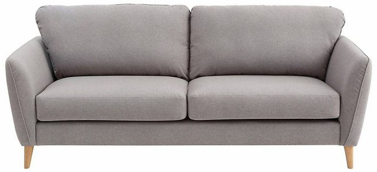 Home affaire 3-Sitzer "MARSEILLE 3er Sofa 206 cm, Cord, Flachgewebe, Strukt günstig online kaufen