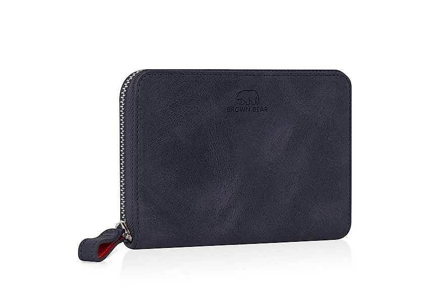 Brown Bear Geldbörse Pia aus Echtleder mit umlaufendem Reißverschluss, für günstig online kaufen