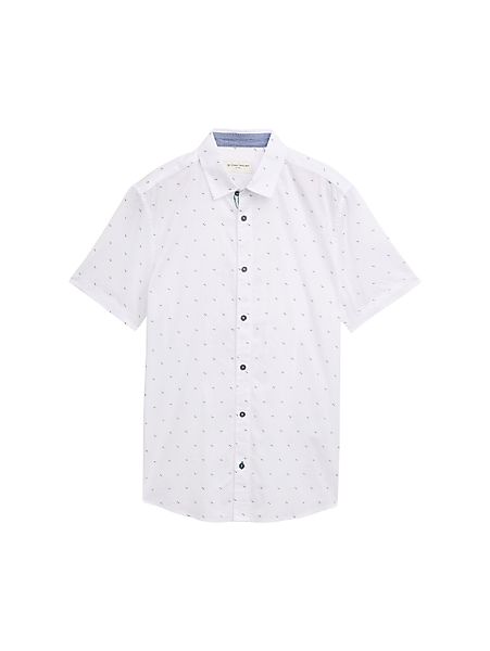TOM TAILOR Kurzarmhemd Fitted Kurzarmhemd mit günstig online kaufen