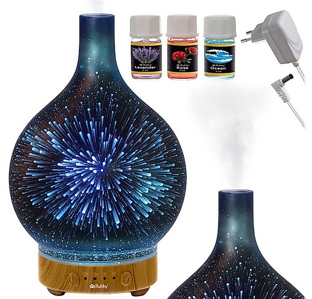 Ruhhy Luftbefeuchter Aromadiffusor Ultraschall-Luftbefeuchter, 0,2 l Wasser günstig online kaufen