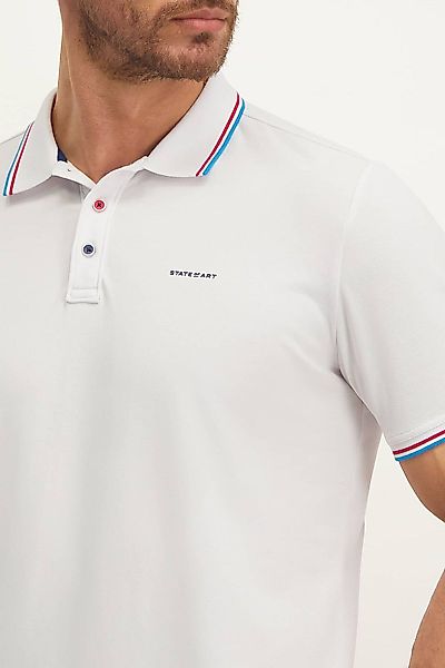 State Of Art Pique Poloshirt Weiß - Größe XL günstig online kaufen