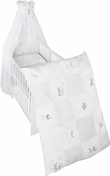 roba® Himmelbettgarnitur »Fox & Bunny«, 4-tlg., mit Bettwäsche, Nestchen un günstig online kaufen