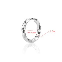 KARMA Paar Creolen Creolen Edelstahl Silber günstig online kaufen