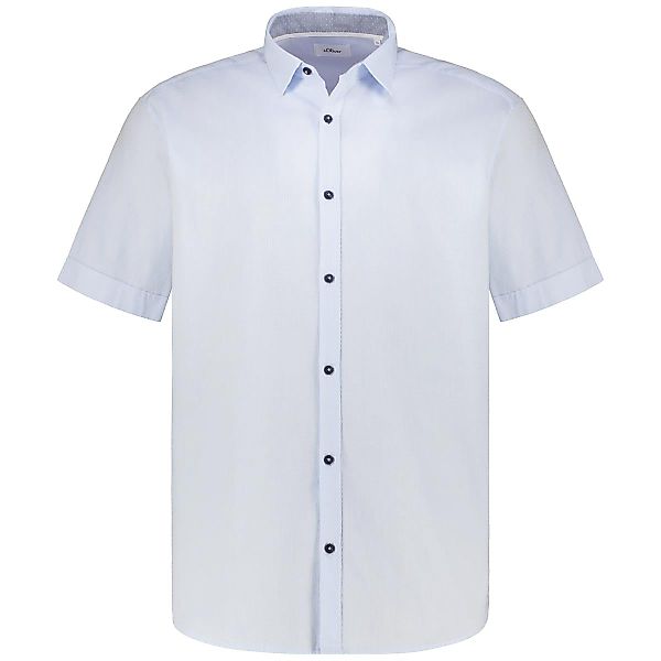 s.Oliver Freizeithemd aus Baumwolle Farbe blau Größe: 5XL günstig online kaufen