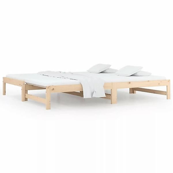 vidaXL Tagesbett Ausziehbar 2x(80x200) cm Massivholz Kiefer1279947 günstig online kaufen