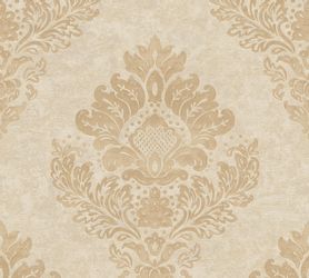 Livingwalls Tapete Barockmuster Grau und Rosa 53 cm x 10,05 m AS-379014 günstig online kaufen