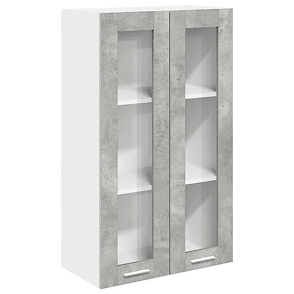 vidaXL Hängeschrank Riga Beton Grau 60 x 31 x 100 cm Holzwerkstoff 884389 günstig online kaufen