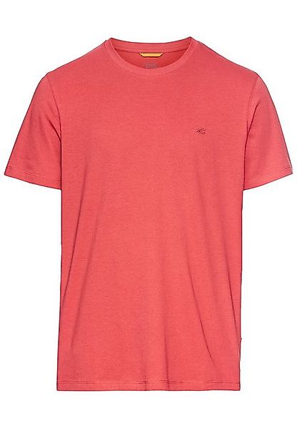 camel active T-Shirt Basic T-Shirt aus reiner Baumwolle günstig online kaufen