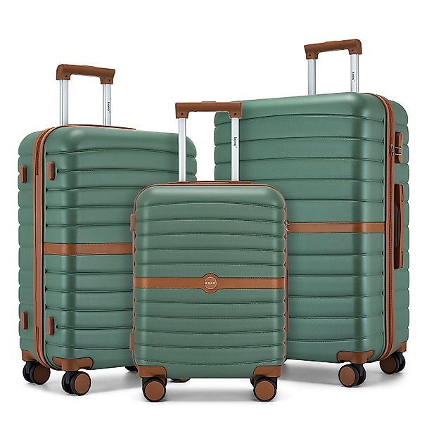 KONO Handgepäckkoffer Koffer Trolley ABS+PC Hartschalenkoffer günstig online kaufen