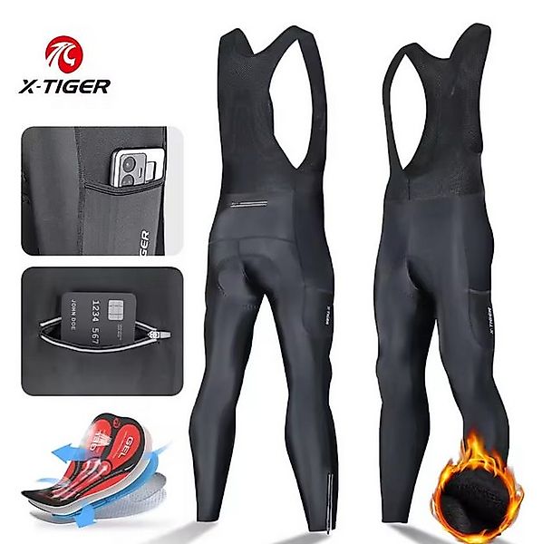 X-TIGER Fahrradhose X-TIGER Winter Fahrradhose - Thermo, 5D Gel-Pad, Warm & günstig online kaufen