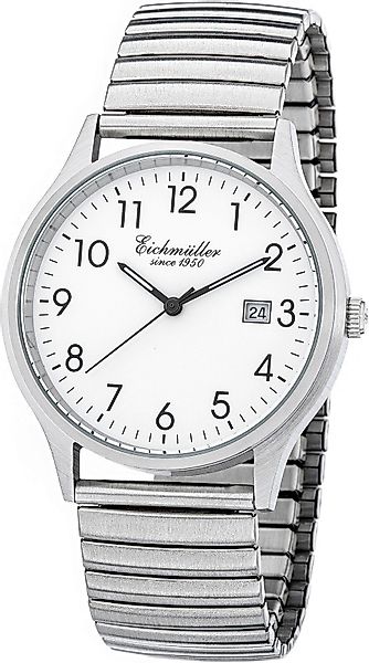 Eichmüller Quarzuhr Herrenuhr – Weiße Armbanduhr günstig online kaufen