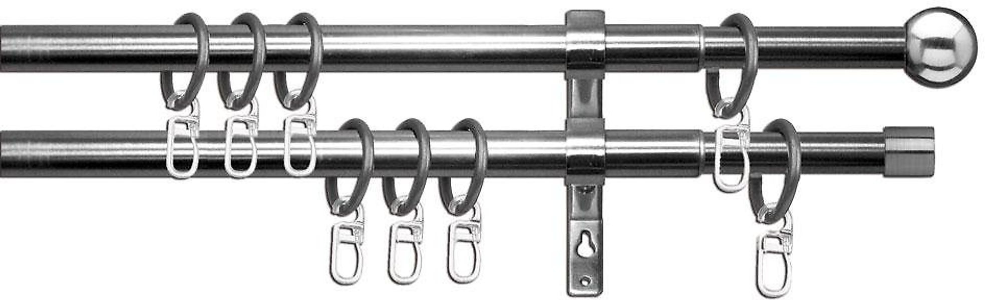 OTTO home Gardinenstange Bari, Ø 16 mm, 2-läufig, ausziehbar, mit Bohren, v günstig online kaufen