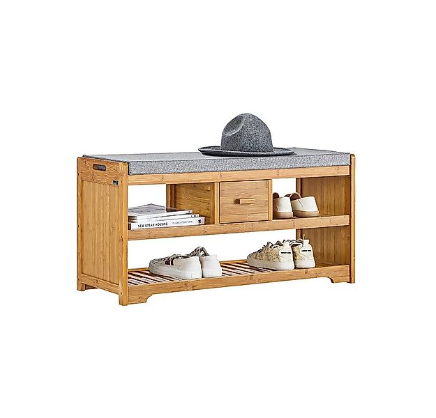 SoBuy Sitzbank FSR75, mit 2 Ablagen und Schublade günstig online kaufen