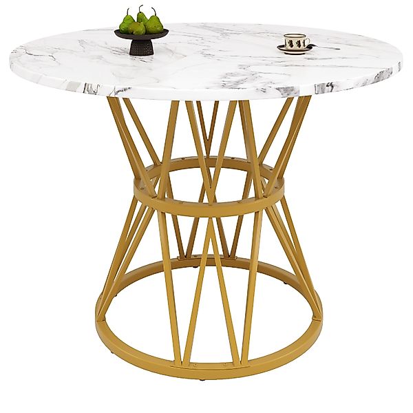 MODFU Essgruppe Stylisches Esstisch, (Moderner runder günstig online kaufen