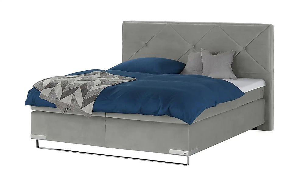 Musterring Boxspringbett Standardversion Dubai  ¦ grau ¦ Maße (cm): B: 177 günstig online kaufen