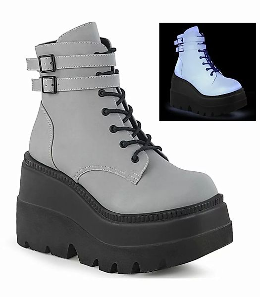 Plateau Ankle Boots SHAKER-52 - Grau (Schuhgröße: EUR 41) günstig online kaufen