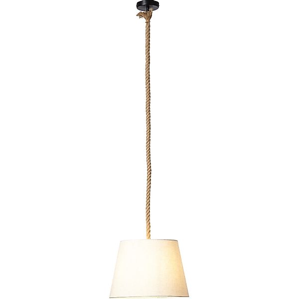 Brilliant Pendelleuchte Sailor 1-flammig Weiß-Natur günstig online kaufen