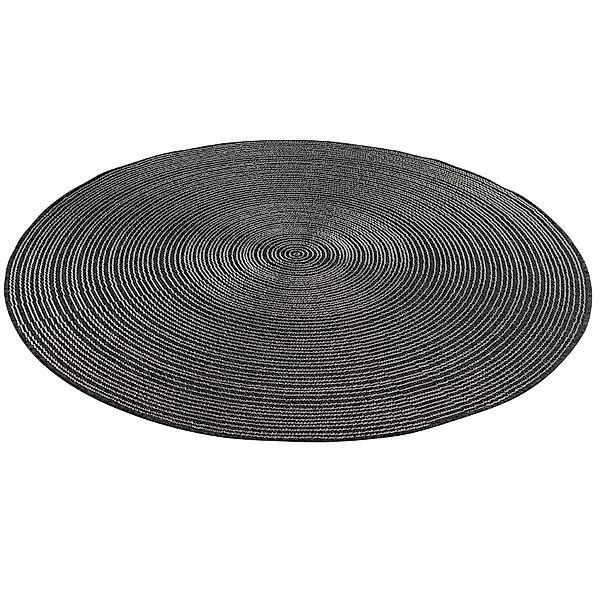 Pergamon In- und Outdoor Teppich Beidseitig Flachgewebe Newport Stripes Ant günstig online kaufen