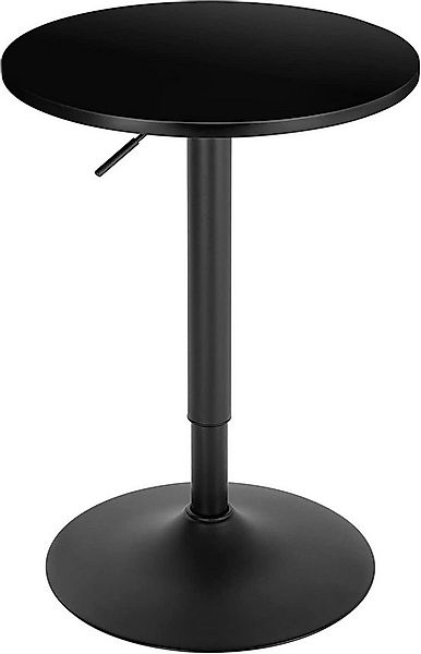 Woltu Bartisch (1-St), runde höhenverstellbare Tischplatte, aus MDF Metall günstig online kaufen