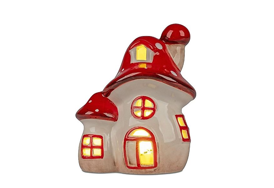 formano Dekofigur Herbst, Mit Timerfunktion, natur, Motiv: Pilz günstig online kaufen