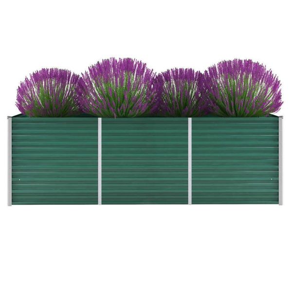 vidaXL Hochbeet, Garten-Hochbeet Verzinkter Stahl 240x80x77 günstig online kaufen