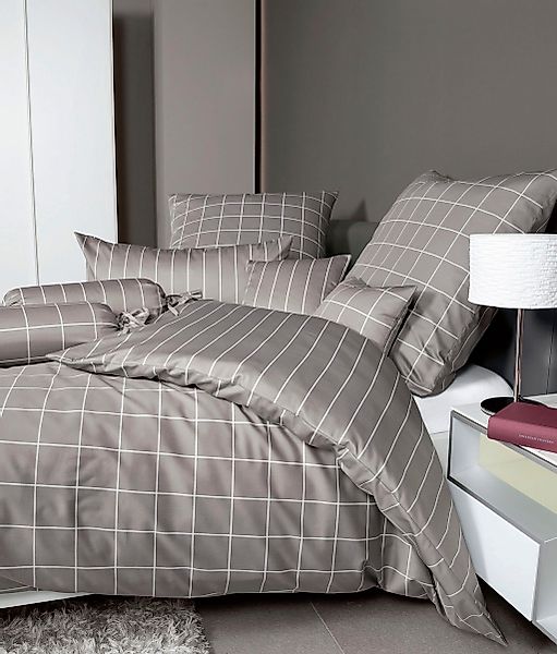 Janine Wendebettwäsche "modernclassic 39025" 2 Stk. mit Reißverschluss, 100 günstig online kaufen