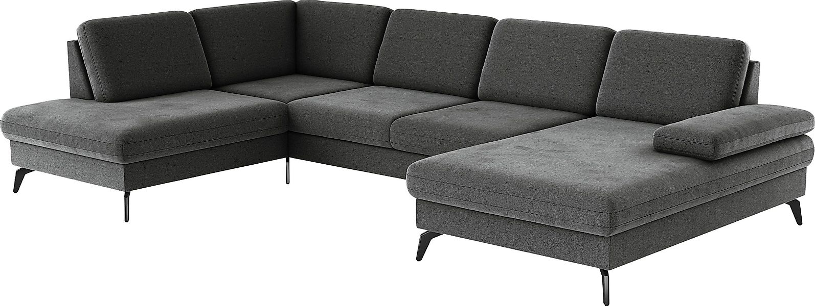 sit&more Wohnlandschaft Morris U-Form, inkl. Sitztiefenverstellung, günstig online kaufen