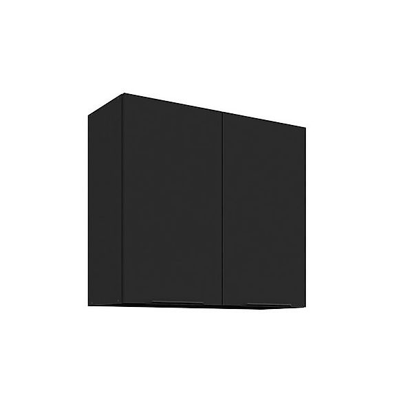 Küchen-Preisbombe Hängeschrank 80 Küche SIENA Schwarz günstig online kaufen