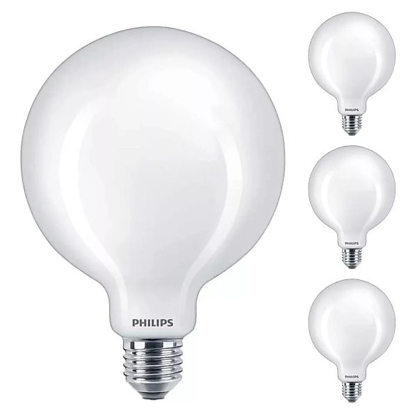 Philips LED Lampe ersetzt 100W, E27 Globe G120, matt, warmweiß, 1521 Lumen, günstig online kaufen